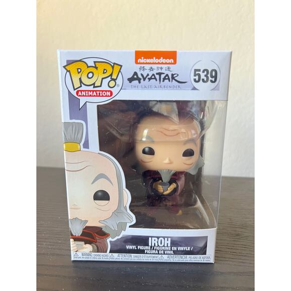 Iroh Avatar Last Airbender Funko Pop #539 Animation Nickelodeon Anime Cartoon - Picture 1 of 6